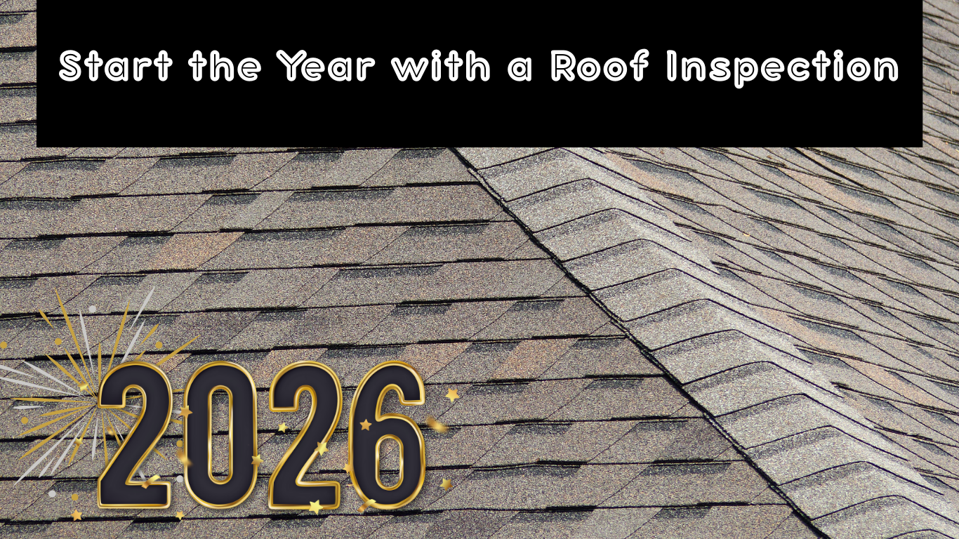 start the year with a roof inspection.