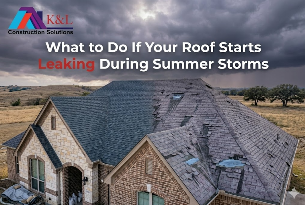 What to Do If Your Roof Starts Leaking During Summer Storms