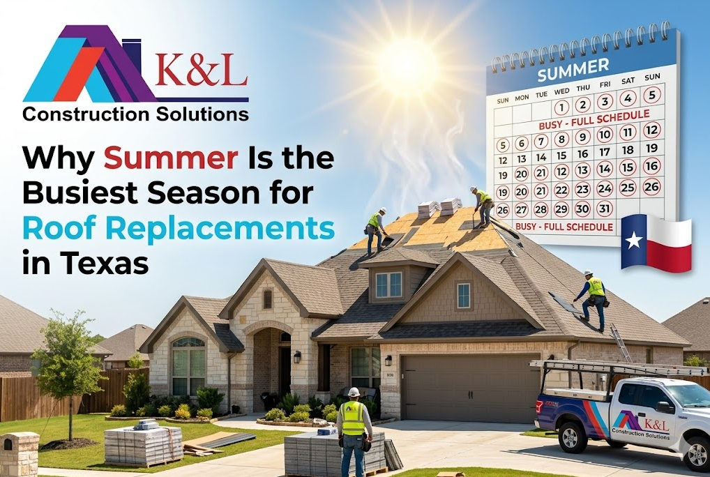 Why Summer Is the Busiest Season for Roof Replacements in Texas