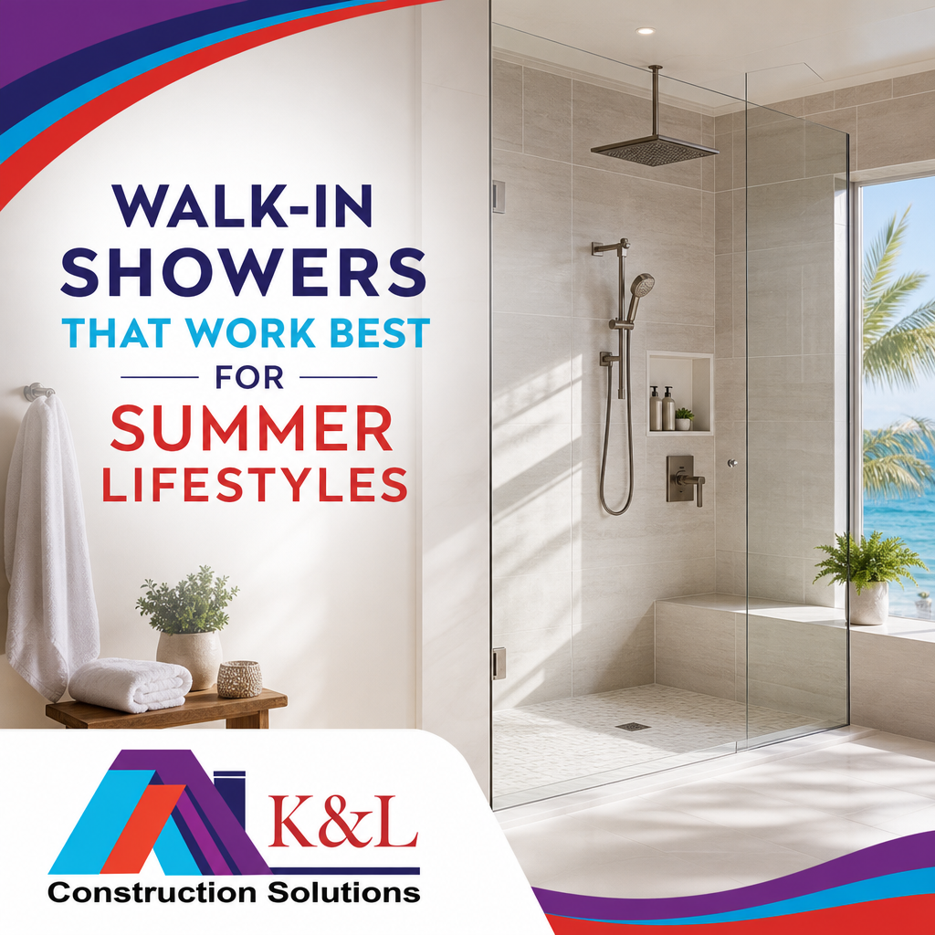 Walk-In Showers That Work Best for Summer Lifestyles