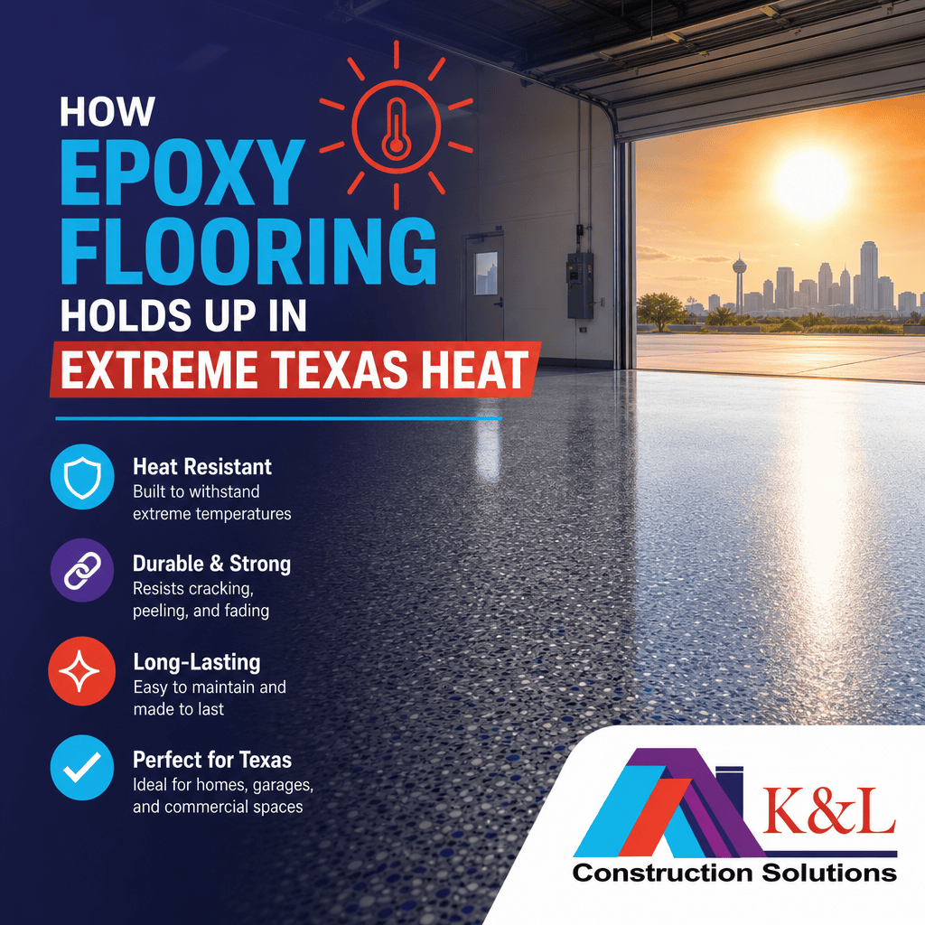 How Epoxy Flooring Holds Up in Extreme Texas Heat