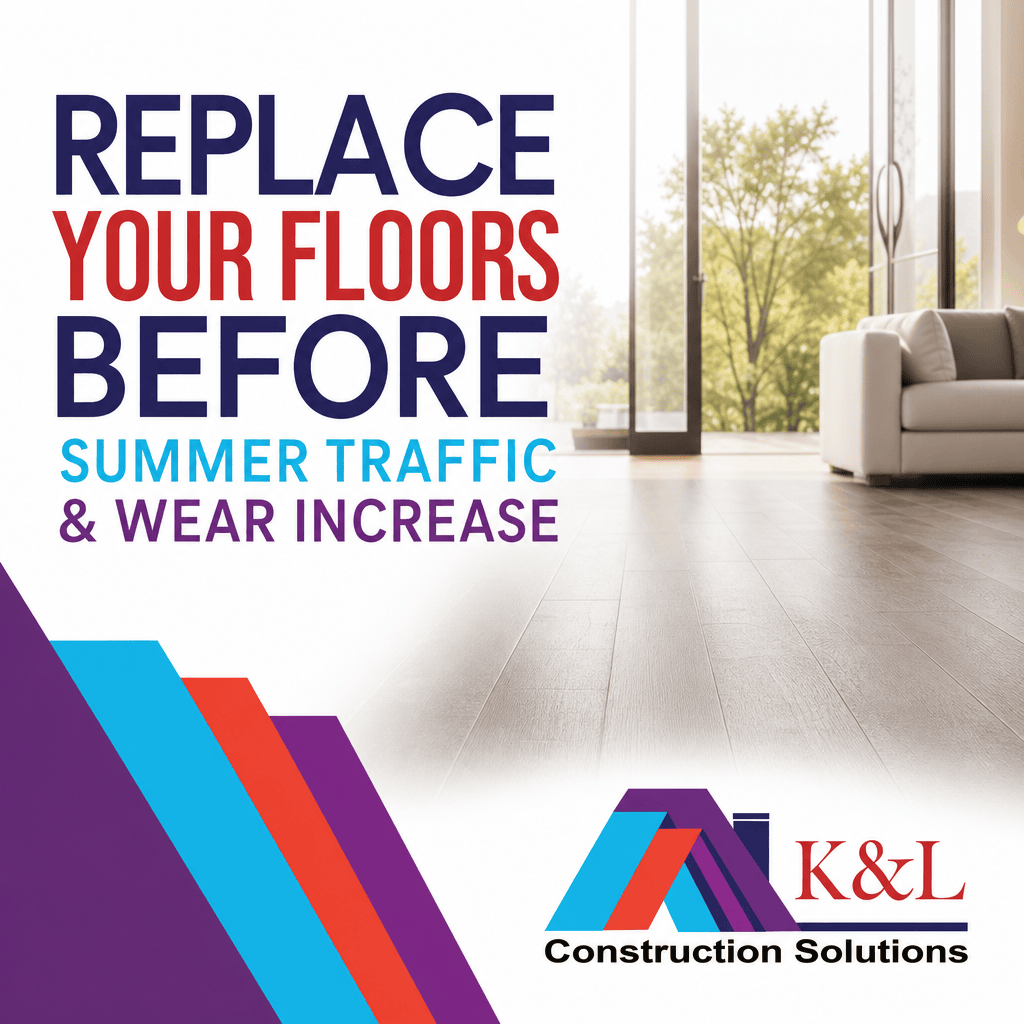 Replace Your Floors Before Summer Traffic and Wear Increase
