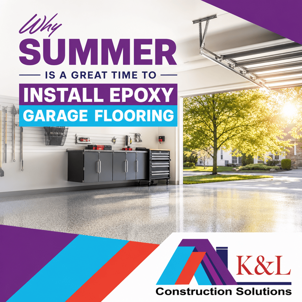 Why Summer Is a Great Time to Install Epoxy Garage Flooring