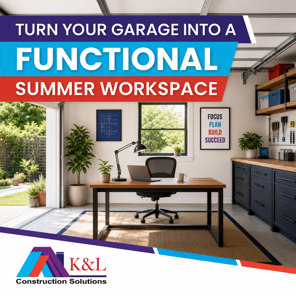 Turn Your Garage into a Functional Summer Workspace